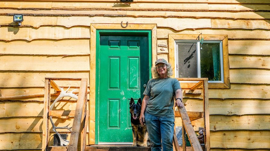 Sawmilling wood siding in Alaska