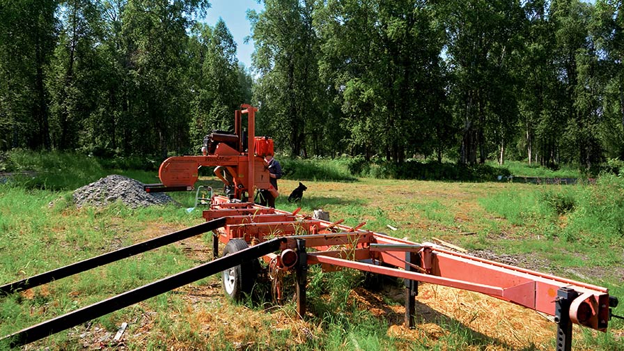 Wood-Mizer LT40 sawmill in Alaska