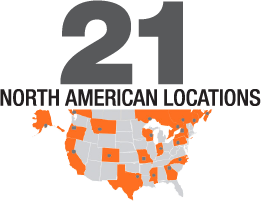 21 North American Wood-Mizer locations