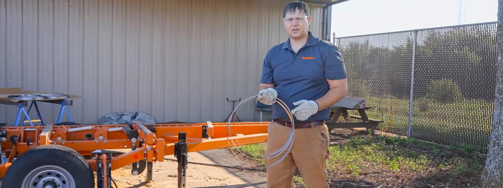 How To Fold or Coil Sawmill Blades