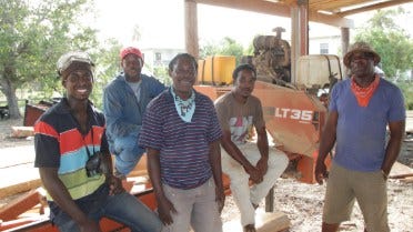 Caribbean Family Grows Woodworking Business with Portable Sawmill