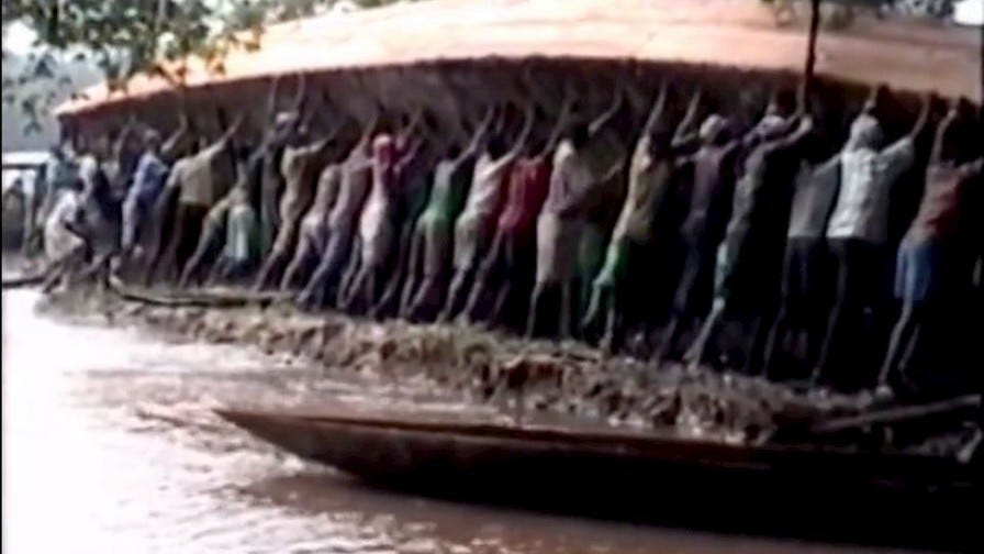 Large wooden boat