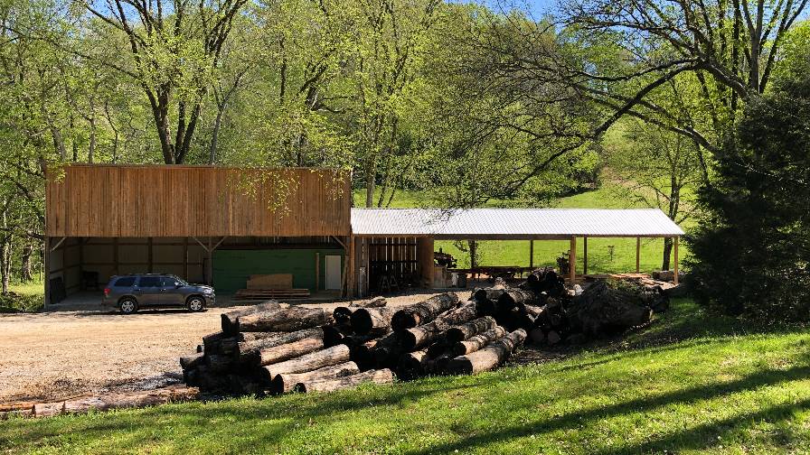 Narrow Gate sawmill shed