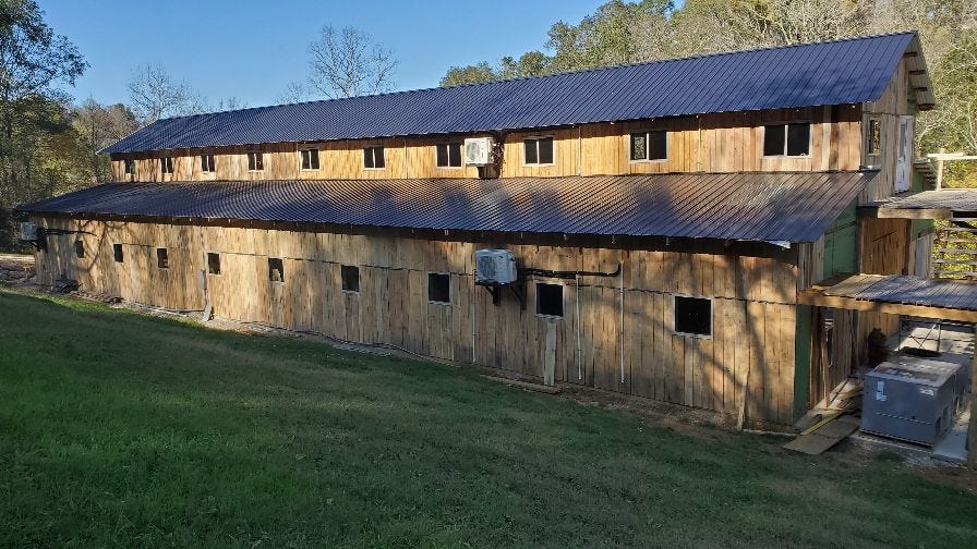 Narrow Gate cedar woodshop